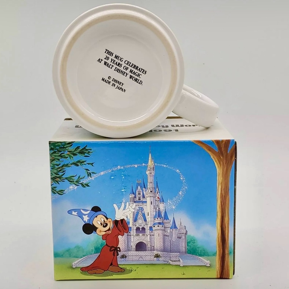 Vintage Walt Disney World 20 Years of Magic 1971-1991 Mug